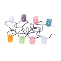 Stringlight Indoor- und Outdoor taugliche Leuchtgirlande aus Mundgeblasenem Glas - Mehrfarbig - 12Meter