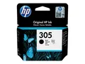 HP 305 - 2 ml - Schwarz - original - Tintenpatrone