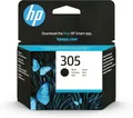 HP 305 Schwarz Original Tintenpatrone, Druckerpatrone für HP DeskJet