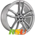 GMP Swan silver 8x19" ET30 LK5 112 ML 66.6 Alufelgen 19 Zoll