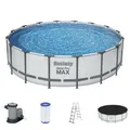 Bestway Swimming Pool ?488x122cm Frame Pool Steel Pro MAX Schwimmbad Modell 2022