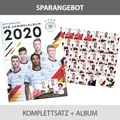 EM EURO 2020 REWE Sammelkarten - 1 Komplettsatz + Album