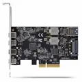 StarTech.com 5-Port USB PCIe Card, USB 3.2 10Gbps, PCI Express Card with 4x USB-C Ports, 1x USB-A Internal Port, USB PCI