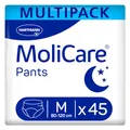 MoliCare® Pants Night - Inkontinenzhosen bei mittlerer Blasenschwäche in der Nacht für Männer und Frauen | zuverlässig & diskret | Größe M (80-120 cm Hüftumfang), 45 Stück
