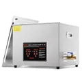 VEVOR Ultraschallreiniger 15 L professionelle 360 W Reinigungsmaschine mit Timer & Heizung, digitaler 40 kHz Ultraschallreiniger mit Korb für Uhrgläser Schmuckhalter Industrieteile Werkzeuge Silber