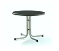 Sieger Klapptisch rund Schiefer mocca champagner Ø 86 cm mecalit®-PRO