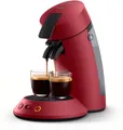 Senseo CSA210/90 Original Plus - Kaffeepadmaschine - dunkelrot matt