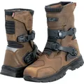 LS2 Adventure wasserdichte Motorrad Stiefel, braun, Größe 42 für Männer