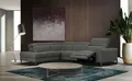 CALIA ITALIA Ecksofa Benja, Designsofa mit erstklassigen Komfortfunktionen zum Wohlfühlen, in Leder, mit elektrischer Relaxfunktion