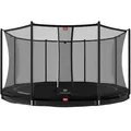 BERG Trampolin Favorit InGround 430 Black mit AirFlow inkl. Sicherheitsnetz Comfort