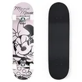 Wooden (Holz) Skateboard Minnie Mouse 79x20x10cm Alu-Achse (9976)