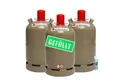 BlueCraft Camping-Gas 3x Bluecraft Propan-Gas-Flasche 11 kg gefüllt voll Campinggasflasche, 3x 11 kg, Propan Gas-Flasche gefüllt Inkl. Lecksuchspray