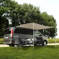 your GEAR Motorhome Cotton Tarp TC 260 x 240 Sonnensegel inkl. Aufstellstangen für Camping Bus, Van, Auto