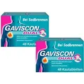 GAVISCON Dual Kautabletten mit Zweifachwirkung gegen Sodbrennen 2X48 St