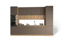 Küchenzeile 360 cm Küche Küchenblock Einbauküche Ohne Arbeitsplatte , Langen KL3-M360 Beige/Artisan .