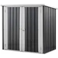 Home Deluxe Geräteschuppen Bohio XXS 147 cm x 86 cm x 134 cm Anthrazit