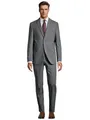 Steffen Klein Herren Designer Anzug - Slim Fit - Größe 54 - Zweiteiler Business Anzug - Grau
