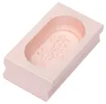 2 x Butterform eckig Buttermodel aus Ahornholz für 125 g Butter Motiv: Blume