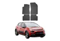 OMAC Auto-Fußmatten für Citroen C3 2016-2024 Gummimatten 4 tlg (4 St), für Citroen C3 2016-2024 Citroen C3 2016-2024, Antirutsch,Wasserfest,Einfache Installation