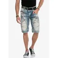 Cipo & Baxx Caprijeans blau 44