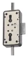 JuNie Drehstangenschloss Nr.7052 15 mm aufliegend braun, 3 Zuhaltungen - 7052 15011