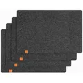 Justinus Tischset Life Style, Anthrazit, Textil, 45x30 cm, Wohntextilien, Tischwäsche, Tischsets
