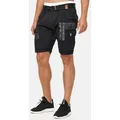 Indicode Cargoshorts Herren Jaramillo Cargo Shorts Herrenshorts aus 100 % Baumwolle mit 6 Taschen schwarz XXL