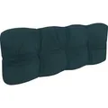 POKAR Palettenkissen mit schöner Steppung Auflage Palettensofa, Größe:Rückenkissen 120 x 40, Farbe:Dunkelgrün - dunkelgrün