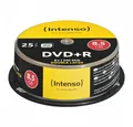 Intenso DVD-Rohling Intenso DVD+R 8,5GB 8x DL 25er Spindel - DVD-Rohlinge, doppelte Speicherkapazität