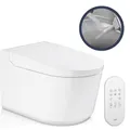 GROHE Sensia, Dusch-WC, Kombination aus Toilette und Bidet (mit zwei selbstreinigenden Duscharmen Anal- & Lady-Dusche, Massagestrahl, hygienische Keramikoberfläche, Fernbedienung), alpinweiß, 36507SH0