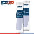 EuroLub 2 x 400 g Kartusche Langzeitfett LZF 2 Blau Schmierfett Mineralölbasis