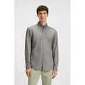 BOSS ORANGE Rickert mit Button-down-Kragen grün M