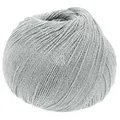 LANA GROSSA Meilenweit Cotton Bamboo | 4-fädiger Bambus Klassiker, waschmaschinenfest | Handstrickgarn aus 40% Baumwolle, 25% Schurwolle, Viskose | 100g Wolle zum Stricken & Häkeln | 420m Garn FB14