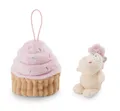 Kuscheltier Einhorn Creamy Pink 10cm in Cupcake mit Loop - bunt - Weiches NICI Plüschtier – niedliches Stofftier zum Kuscheln & Spielen – tolle Geschenkidee für Kinder & Erwachsene | 61913