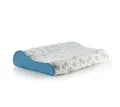 Nordic Schiller Nackenstützkissen-Set Cooler Visco, Füllung: Visco-Schaum, Bezug: Funktionsbezug mit Mesh-Einsatz, Seitenschläfer, Rückenschläfer, Einzelkissen, Einzeln vakuumverpackt im Polybeutel, Kühltechnologie gegen Schwitzen & Nackenverspannung