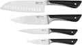 Tefal Jamie Oliver by 4-Teiliges Messerset, Kochmesser, Santokumesser, Universal