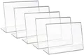 HMF 5x Acryl Tischaufsteller schräg DIN A6 Querformat Menükartenhalter