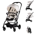 Chipolino Kinderwagen Revolut, Sitz 360 Grad drehbar, verstellbar, EVA-Reifen creme