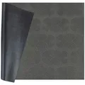 ANRO Läufer Velora Teppichläufer hochwertig Küchenteppich, Rechteckig, Höhe: 3 mm, Küchen- Flurläufer 120cm Wellen Anthrazit pflegeleicht schwarz 50 cm x 120 cm x 3 mm