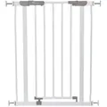 Treppenschutzgitter, Türschutzgitter Ava Slimline für Öffnungen bis 68cm, Baby Schutzgitter, weiß