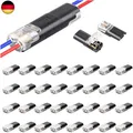 YESLUSY 40 Stück Steckverbinder, 12V Kabelverbinder Wasserdicht, 2 Polig, 2 Pin 
