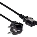 Akyga AK-PC-01A, 1,5 m, CEE7/7, IEC C13, 250 V, 10 A - Schwarz