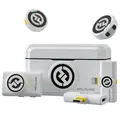 HollylandLark M2 Kabellos Lavalier Mikrofon für iPhone/Kamera/Android/PC – 48 kHz/24-Bit Hi-Fi-Audio, 300 m Reichweite, Rauschunterdrückung, 40 h Laufzeit, YouTube/Vlog/Streaming (2TX + 3RX+Ladecase)