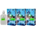 Calvin Klein CK One Reflections 3 x 100 ml Eau de Toilette EDT Set Damenduft Her