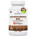 Bandini® Bio Ashwagandha 180 Kapseln KSM-66® - 6 Monate Vorrat - Hochdosiert