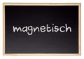 Kreidetafel 40 x 60 cm magnetisch mit Holzrahmen