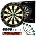 Dartscheibe Kork Dartscheibe mit Pfeilen Offizielles Steeldartscheibe Dartsch...