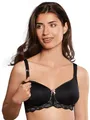 Anita Maternity Damen Still-BH mit Schale Miss Lovely Schwangerschafts-BH, per Pack Schwarz (schwarz 001), 90E(Herstellergröße: 90E)