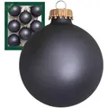Krebs Glas Lauscha Christbaumkugeln, Grau, Glas, 7x7x7 cm, Dekoration, Weihnachtsdekoration, Weihnachtsbaumschmuck, Weihnachtskugeln