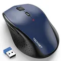 TECKNET Kabellose Maus, 4800 DPI 2.4G Funkmaus mit USB Empfänger, 30 Monate Batterielaufzeit, Optical Tracking, Wireless Maus mit 6 Tasten für PC Laptop Windows Mac MacBook Linux